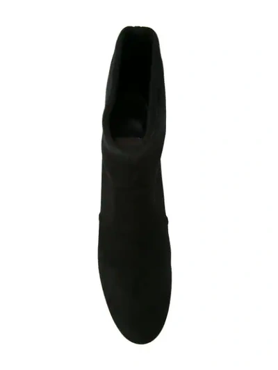 Shop Stuart Weitzman Margot Boots In Black