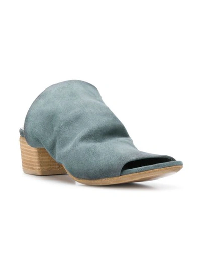 Shop Marsèll Chunky Heels Sandals In Blue