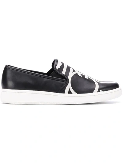 Shop Calvin Klein 205w39nyc Slip-on Sneakers In Black