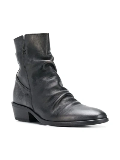 Fiorentini + Baker Cohen Cuban Heel Boots - Black In Black