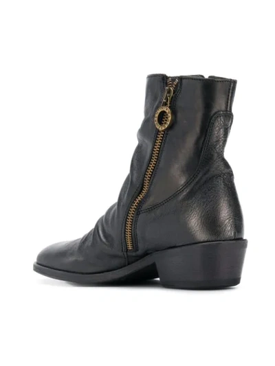 Fiorentini + Baker Cohen Cuban Heel Boots - Black In Black