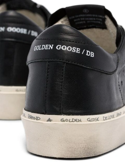Shop Golden Goose Lace Up Sneakers - Black