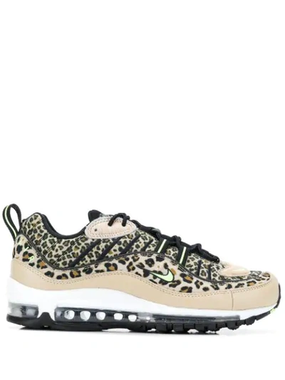 playa Picotear Bastante Nike Air Max 98 Leopard Print Trainers In Brown | ModeSens