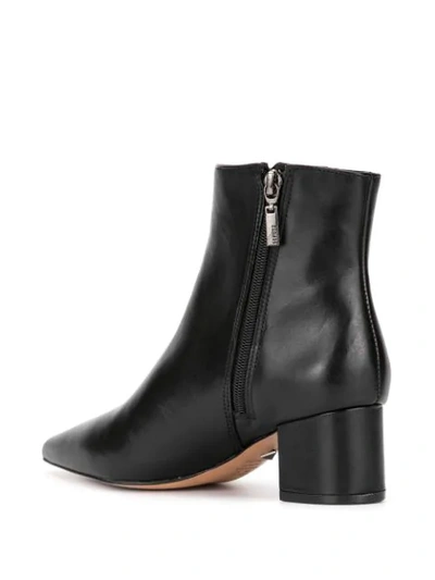 Shop Schutz Block Heel Boots In Black