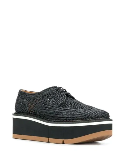 Shop Clergerie Lace Brogues In Black