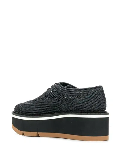 Shop Clergerie Lace Brogues In Black