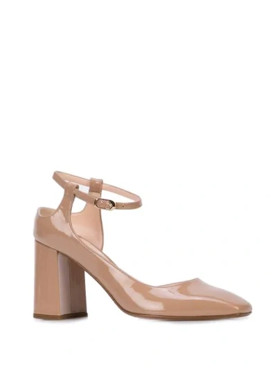 Shop Andrea Gomez Goia Asymmetric Pumps In Brown