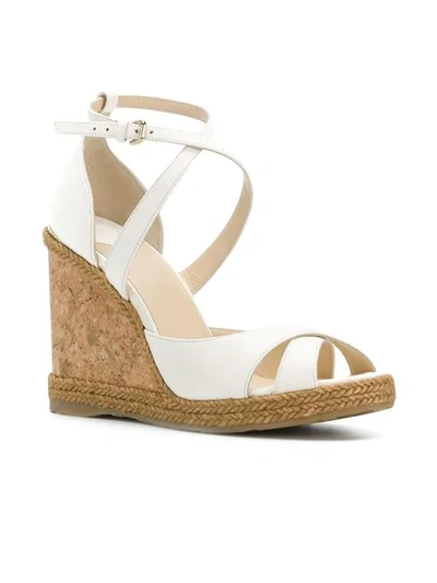 Shop Jimmy Choo Alanah 105 Sandals In White