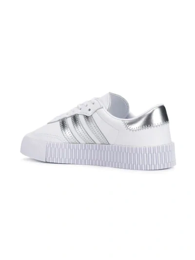 Shop Adidas Originals Originals Sambarose Sneakers In White