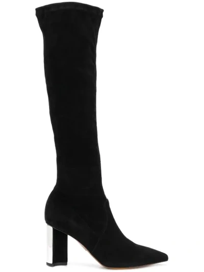 Shop Clergerie Knee High Boots - Black