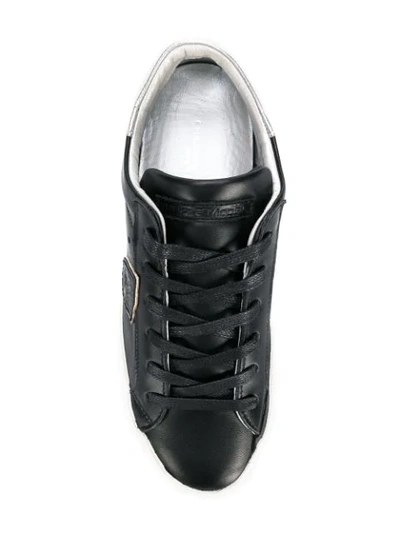 Shop Philippe Model Paris Sneakers - Black