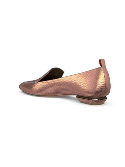 Shop Nicholas Kirkwood Customisable Beya Loafers In Metallic