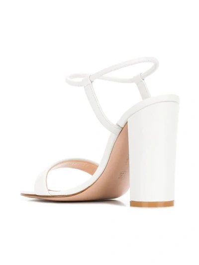 Shop Gianvito Rossi Nikki Sandals In White