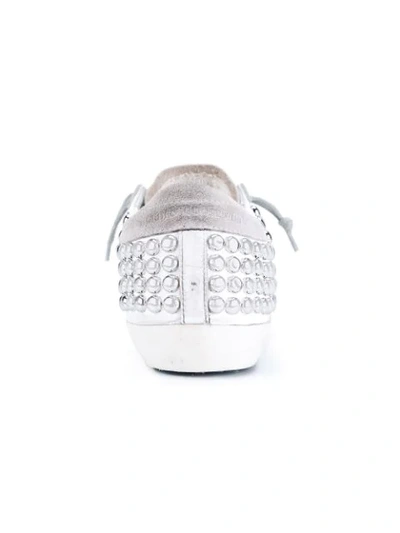 Shop Golden Goose Super Star Sneakers In White