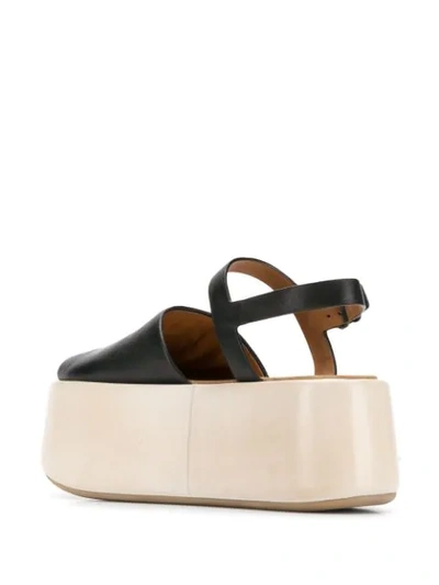 Shop Marsèll Flatform Sandals In Black