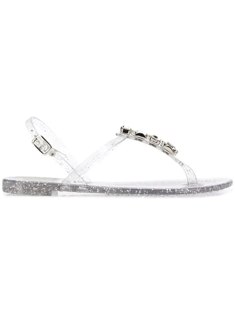 casadei jelly flip flops