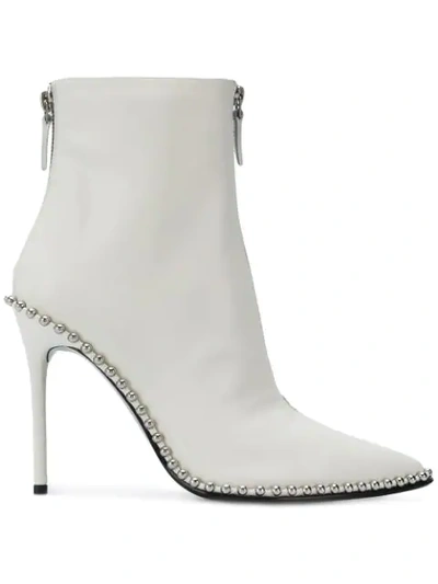 Shop Alexander Wang Eri Boots In 100 White