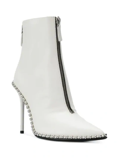 Shop Alexander Wang Eri Boots In 100 White