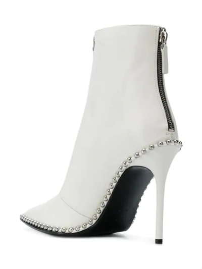 Shop Alexander Wang Eri Boots In 100 White