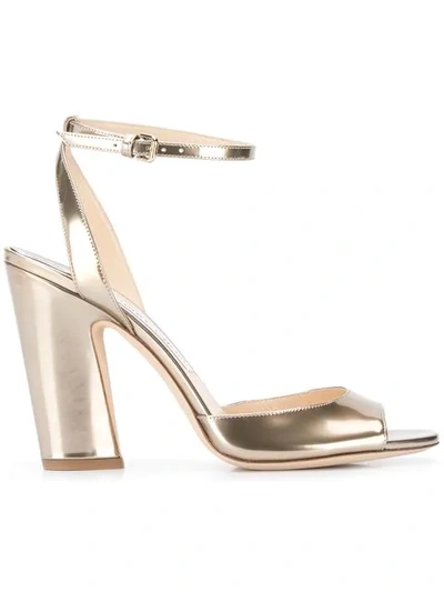 Shop Jimmy Choo Miranda Sandals In Gold