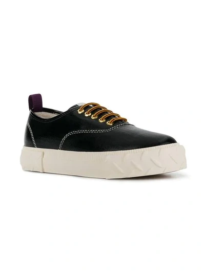 Eytys Viper Coated Canvas Trainers In Black | ModeSens