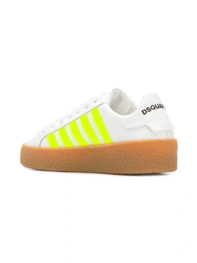 Shop Dsquared2 New Runner Sneakers In White