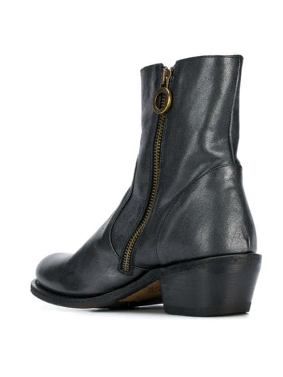 Fiorentini + Baker Ristrocker Ankle Boots In Grey