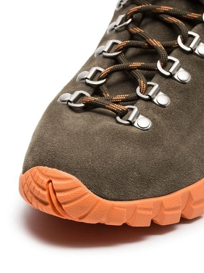 Shop Diemme Khaki Maser Hiker Suede Walking Boots In Green