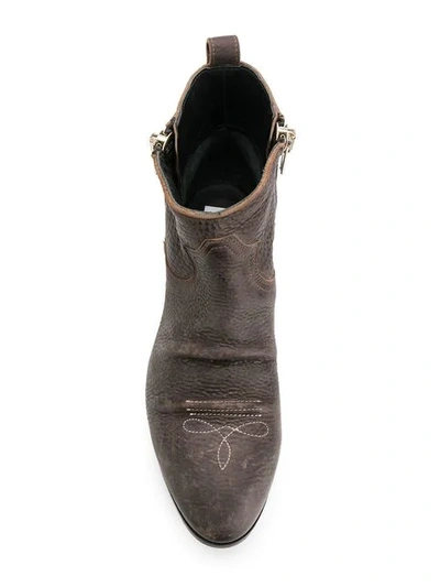 Shop Golden Goose Viand Boots In Brown