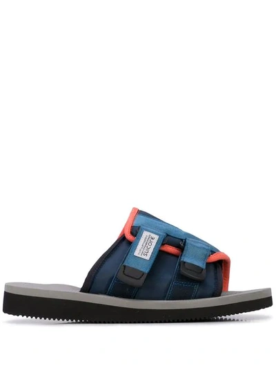 Shop Suicoke Colour-block Sandals - Blue