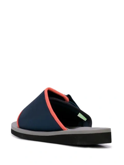 Shop Suicoke Colour-block Sandals - Blue