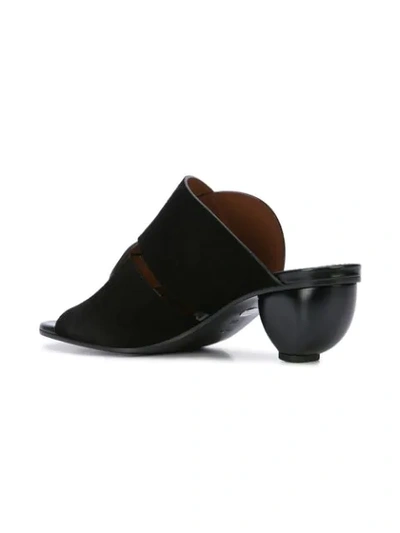Shop Proenza Schouler Round Heel Mules In Black