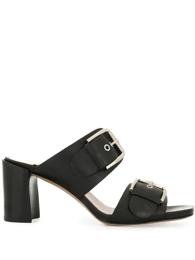 Shop Premiata Block Heel Sandals In Black