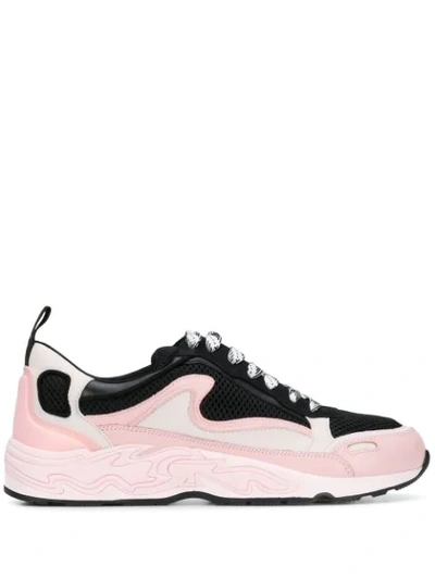 Shop Sandro 'flame' Sneakers In Pink