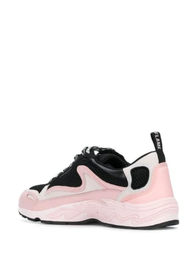 Shop Sandro 'flame' Sneakers In Pink