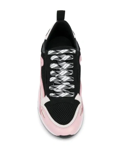 Shop Sandro 'flame' Sneakers In Pink