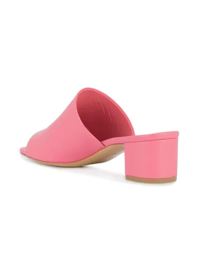 Shop Mansur Gavriel 40mm Mule In Pink