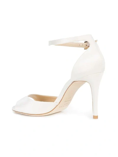 Shop Jimmy Choo Annie 85 Sandals In White