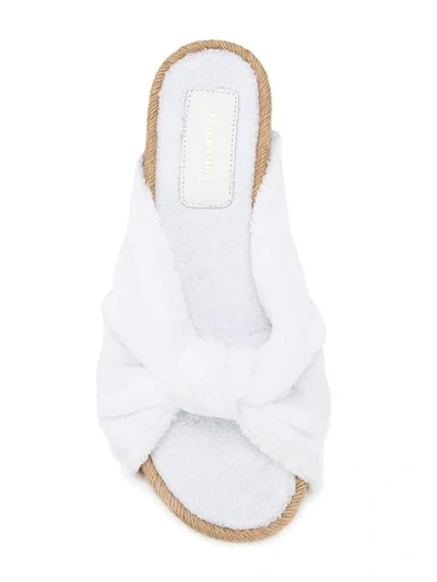 Shop Mara & Mine Carmen Slide Espadrilles In White