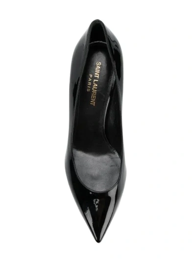 Shop Saint Laurent Opyum Pumps In Black