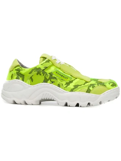 Shop Roumbaut Camouflage Sneakers In Green