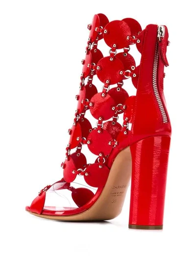 Shop Casadei Ankle Boots - Red