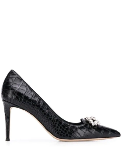 Shop Giuseppe Zanotti Mandy Pumps In Black