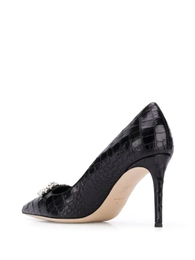 Shop Giuseppe Zanotti Mandy Pumps In Black