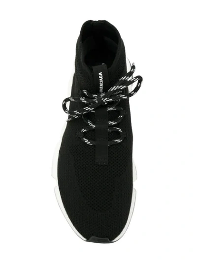 Shop Balenciaga Speed Lace-up Sneakers In Black