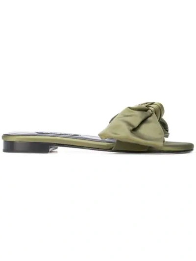 Shop Newbark Eva Bow Sandals In Green