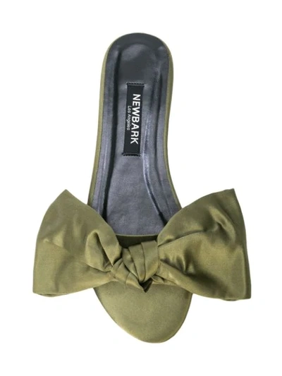 Shop Newbark Eva Bow Sandals In Green