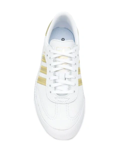 Shop Adidas Originals Sambarose Platform Sneakers In White
