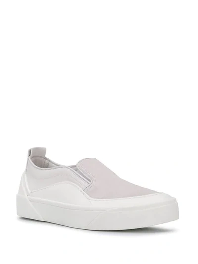 Shop Jimmy Choo Slip-on Sneakers In White