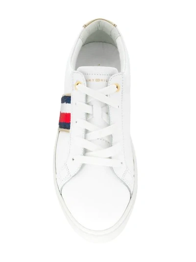 Shop Tommy Hilfiger Sequin Detail Lace In White